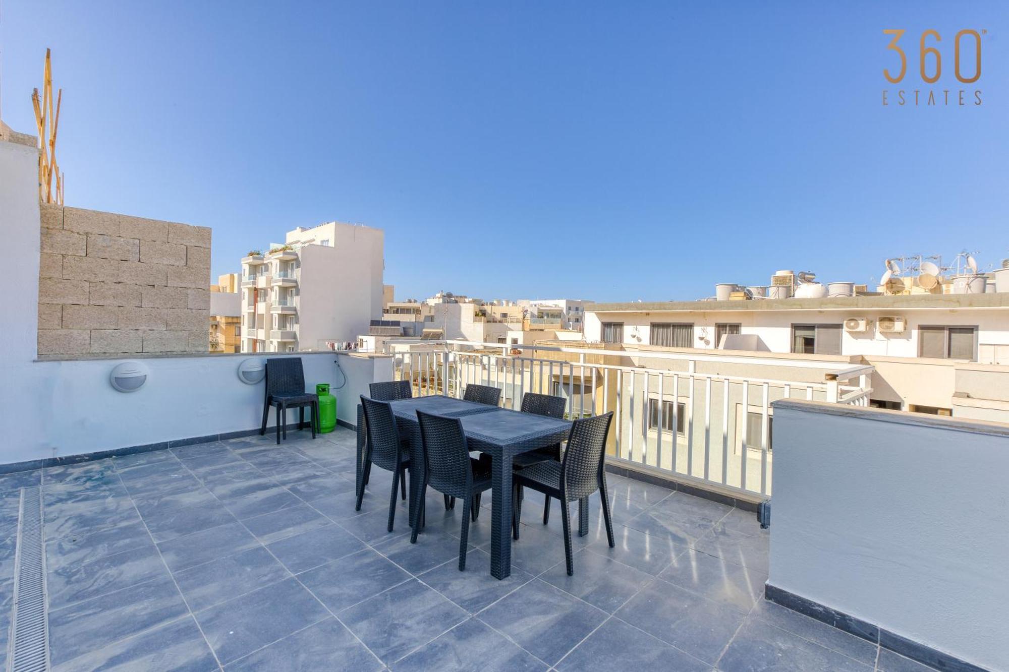 Apartment Lovely & Spacious 3br Penthouse In Swieqi By 360 Estates Is-Swieqi