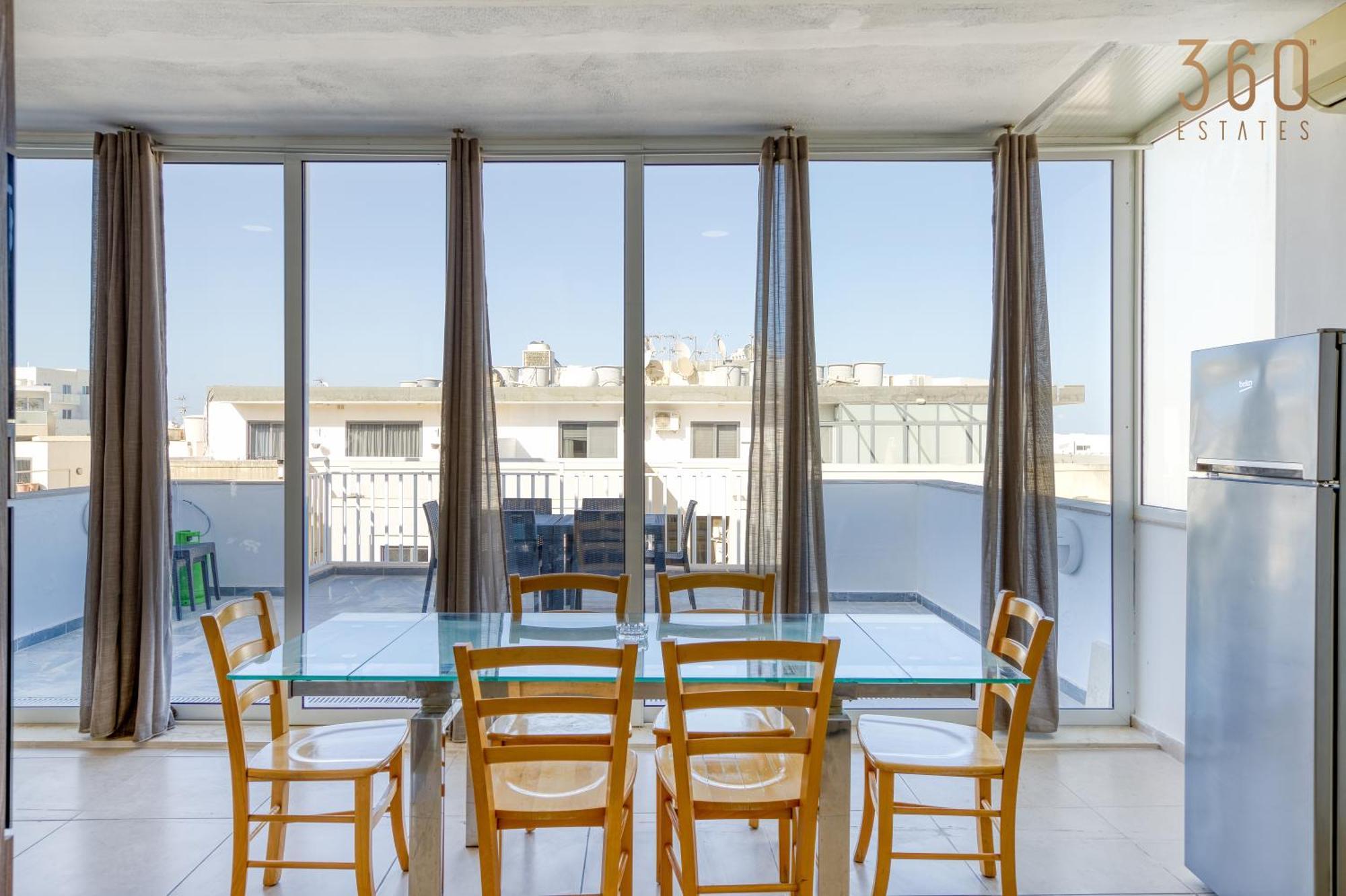Lovely & Spacious 3br Penthouse In Swieqi By 360 Estates