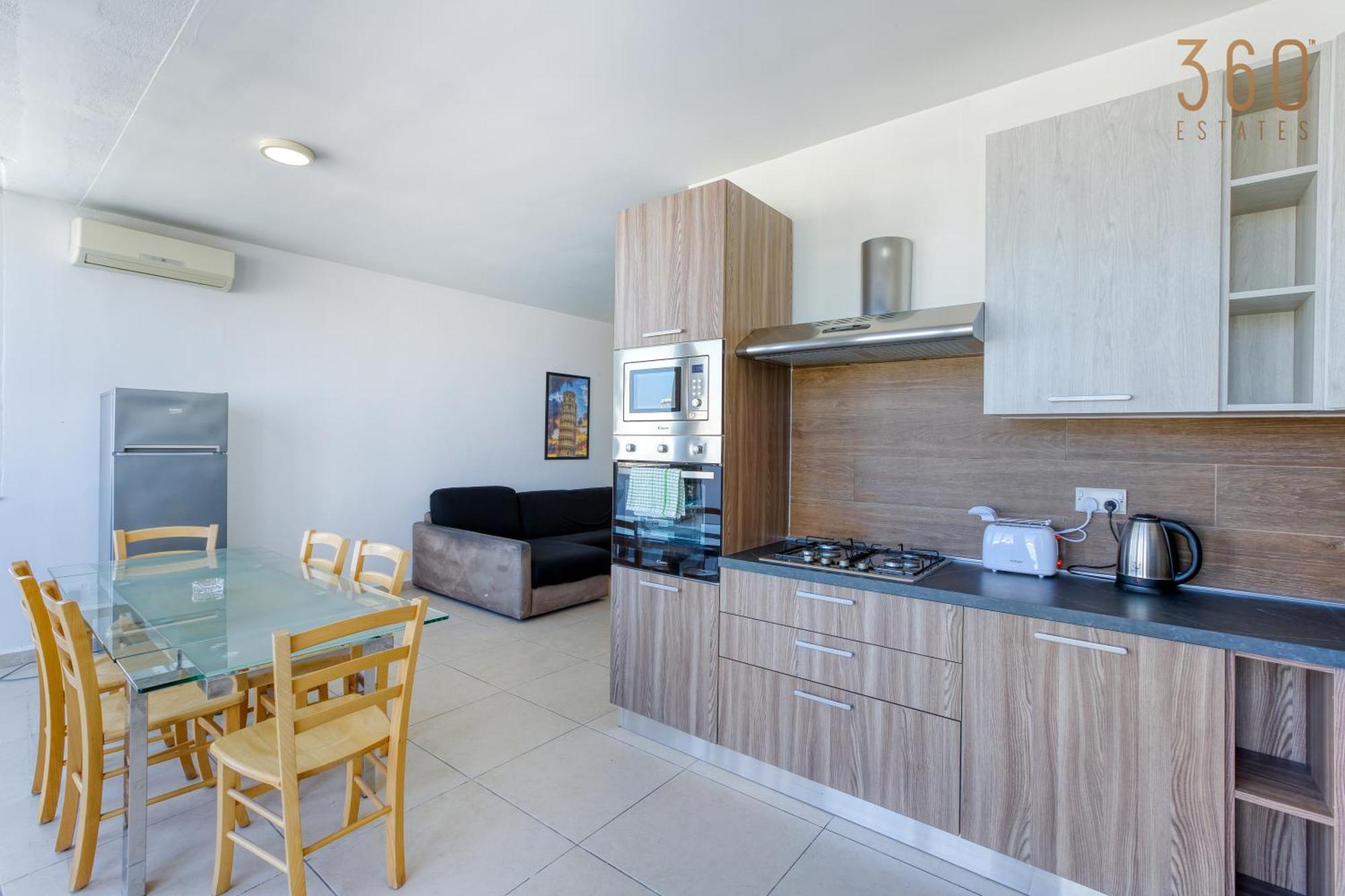 Apartment Lovely & Spacious 3br Penthouse In Swieqi By 360 Estates