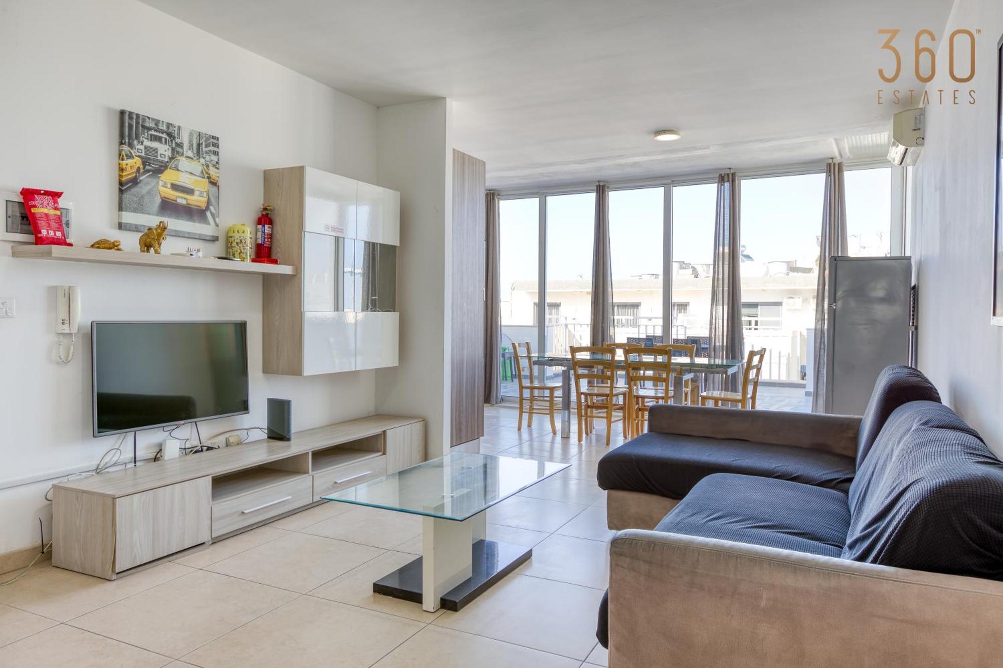 Lovely & Spacious 3br Penthouse In Swieqi By 360 Estates