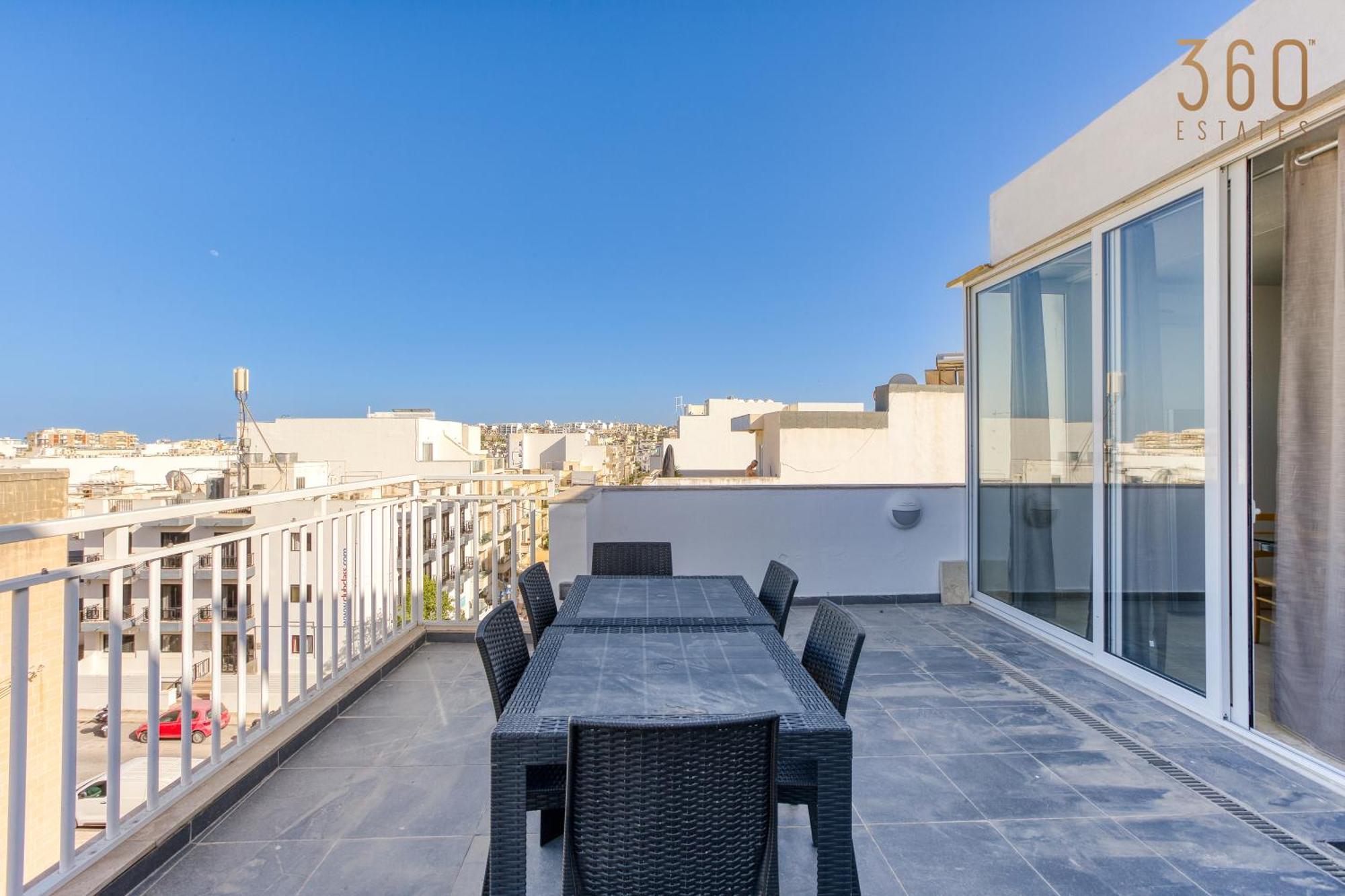 Lovely & Spacious 3br Penthouse In Swieqi By 360 Estates Is-Swieqi